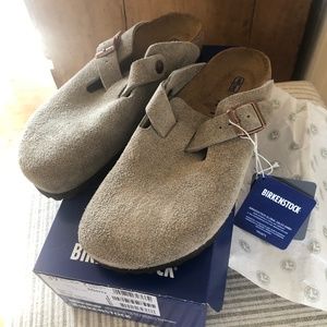 Boston Suede Leather Taupe